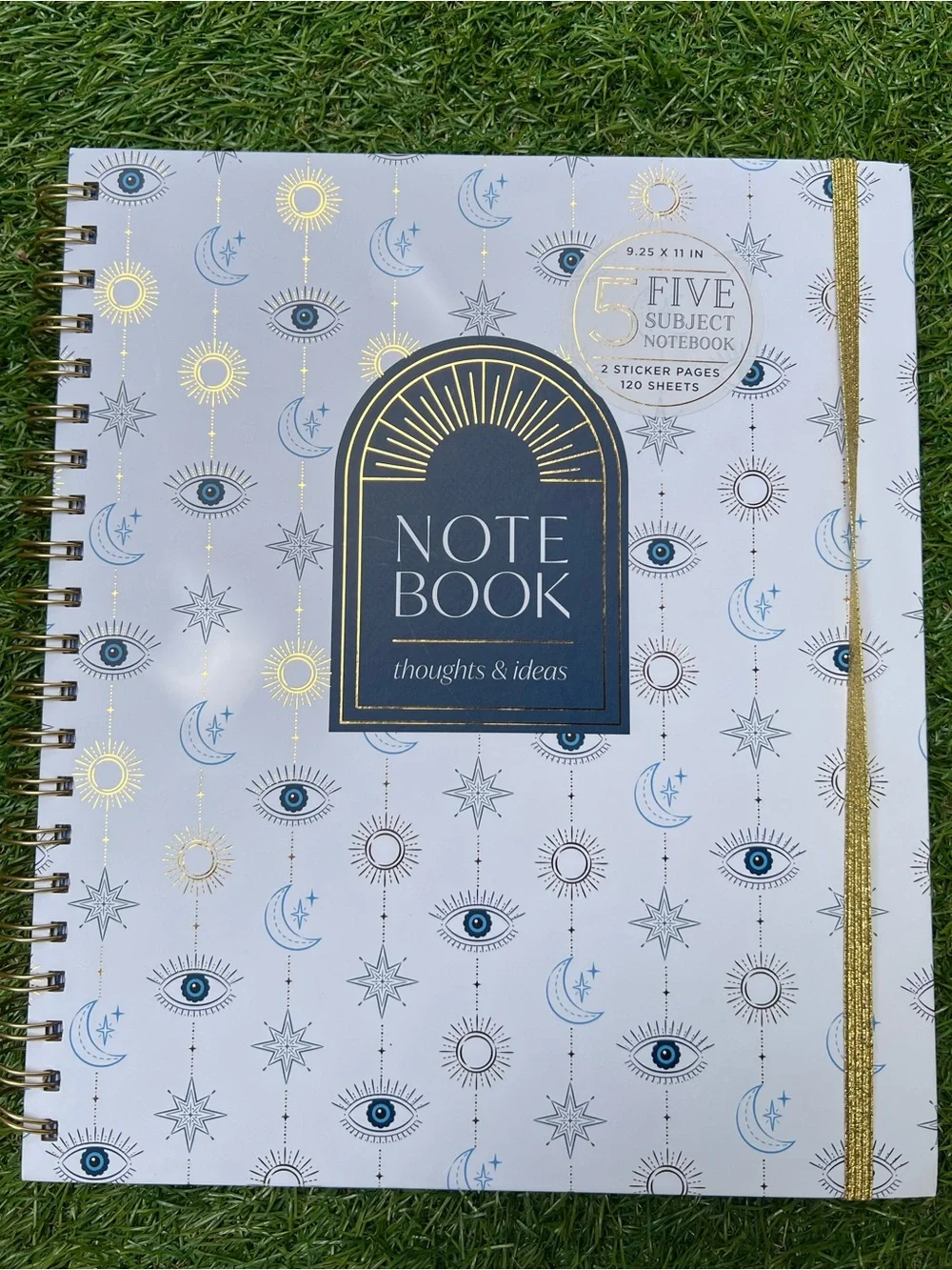 Evil Eye 5 Subject Notebook w/Stickers